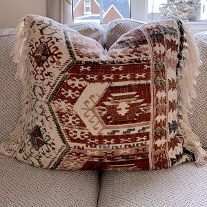Beautiful rich warm toned accent pillow